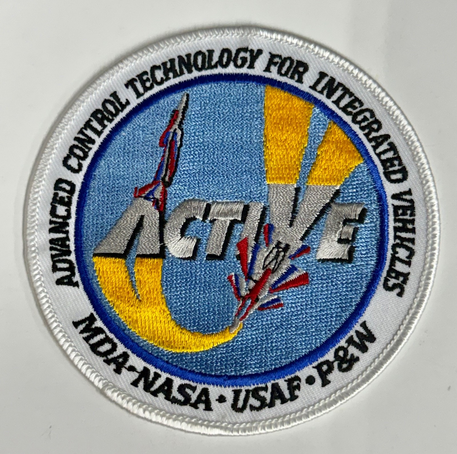 Vintage NASA USAF F-15 ACTIVE Flight Test Patch McDonnell Douglas P&W 4