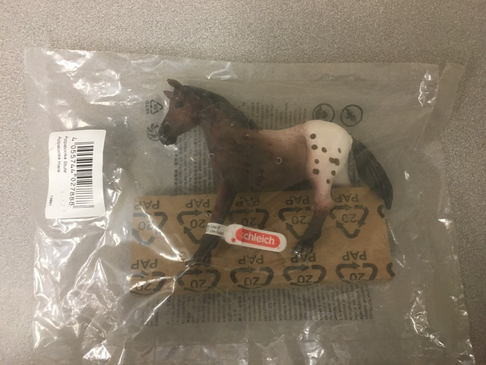 Schleich Horse Club Appaloosa Mare Toy Brown Schleich Horse Club Appaloosa Mare Toy Brown