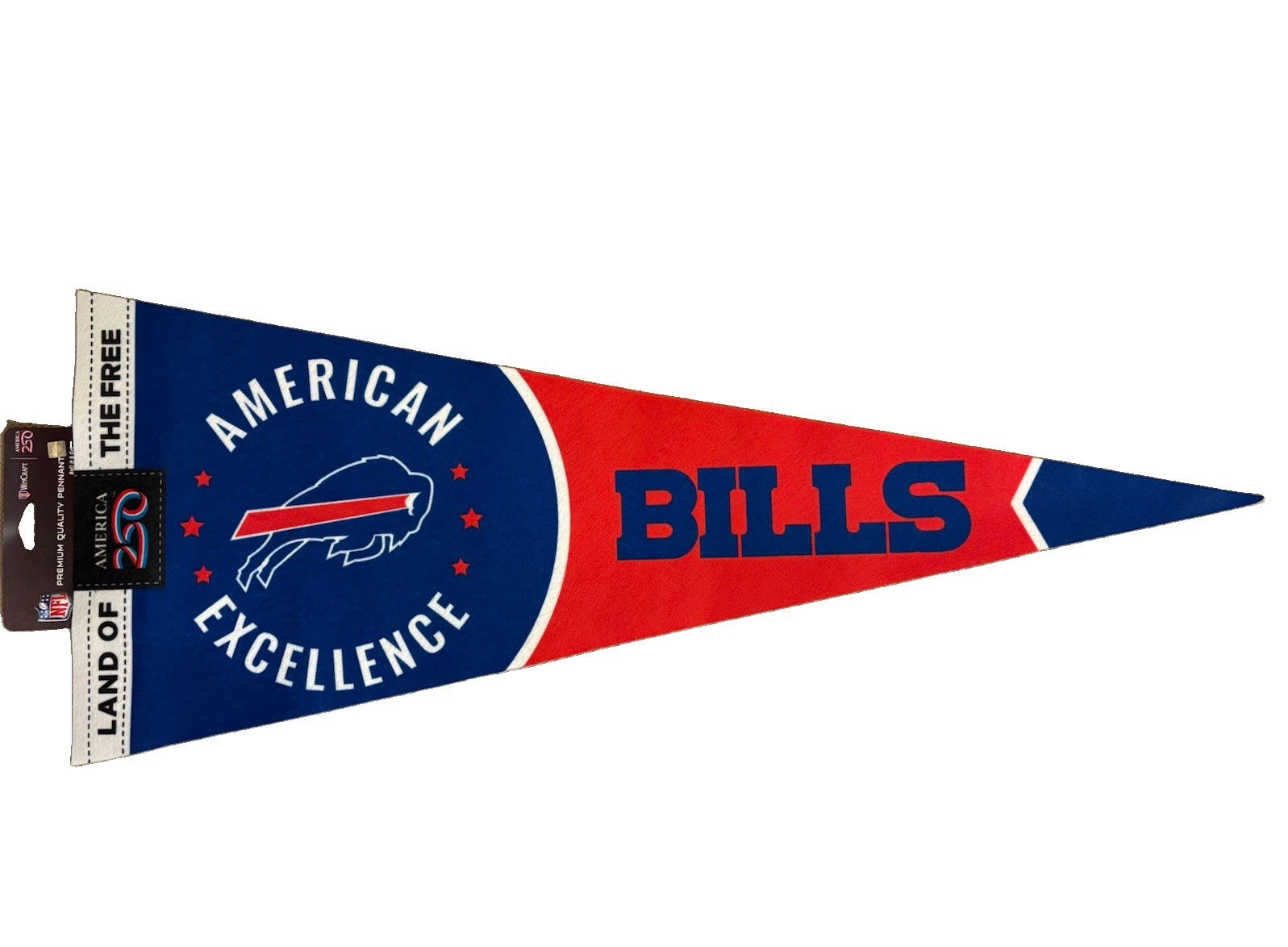 2025 Buffalo Bills NFL America 250 Year Anniversary Limited Edition 12x30 NWT 2025 Buffalo Bills NFL America 250 Year Anniversary Limited Edition 12x30 NWT