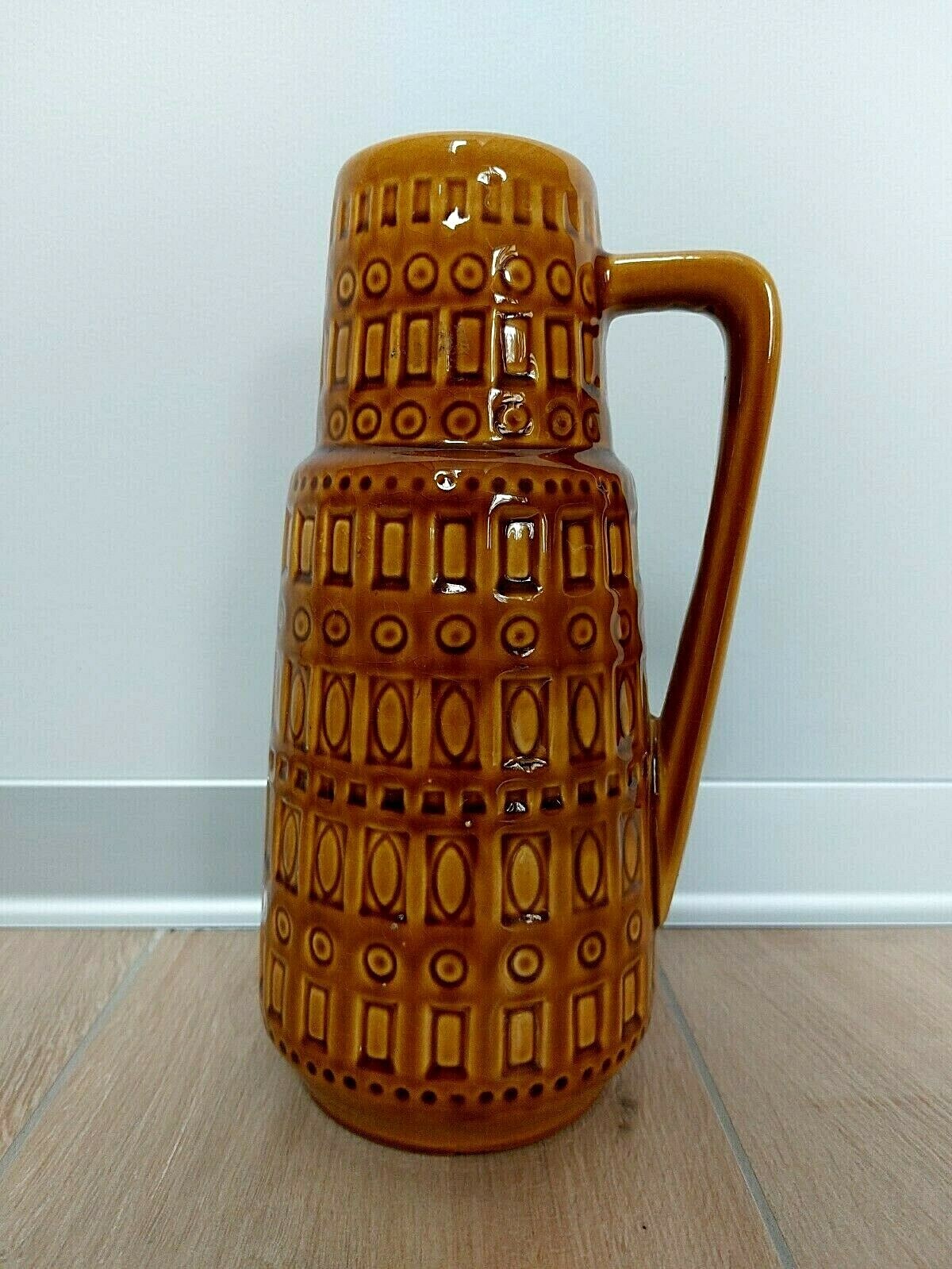 Vintage 416-26 West Germany Vase Fat Lava Keramik Glazed Pottery Vintage 416-26 West Germany Vase Fat Lava Keramik Glazed Pottery
