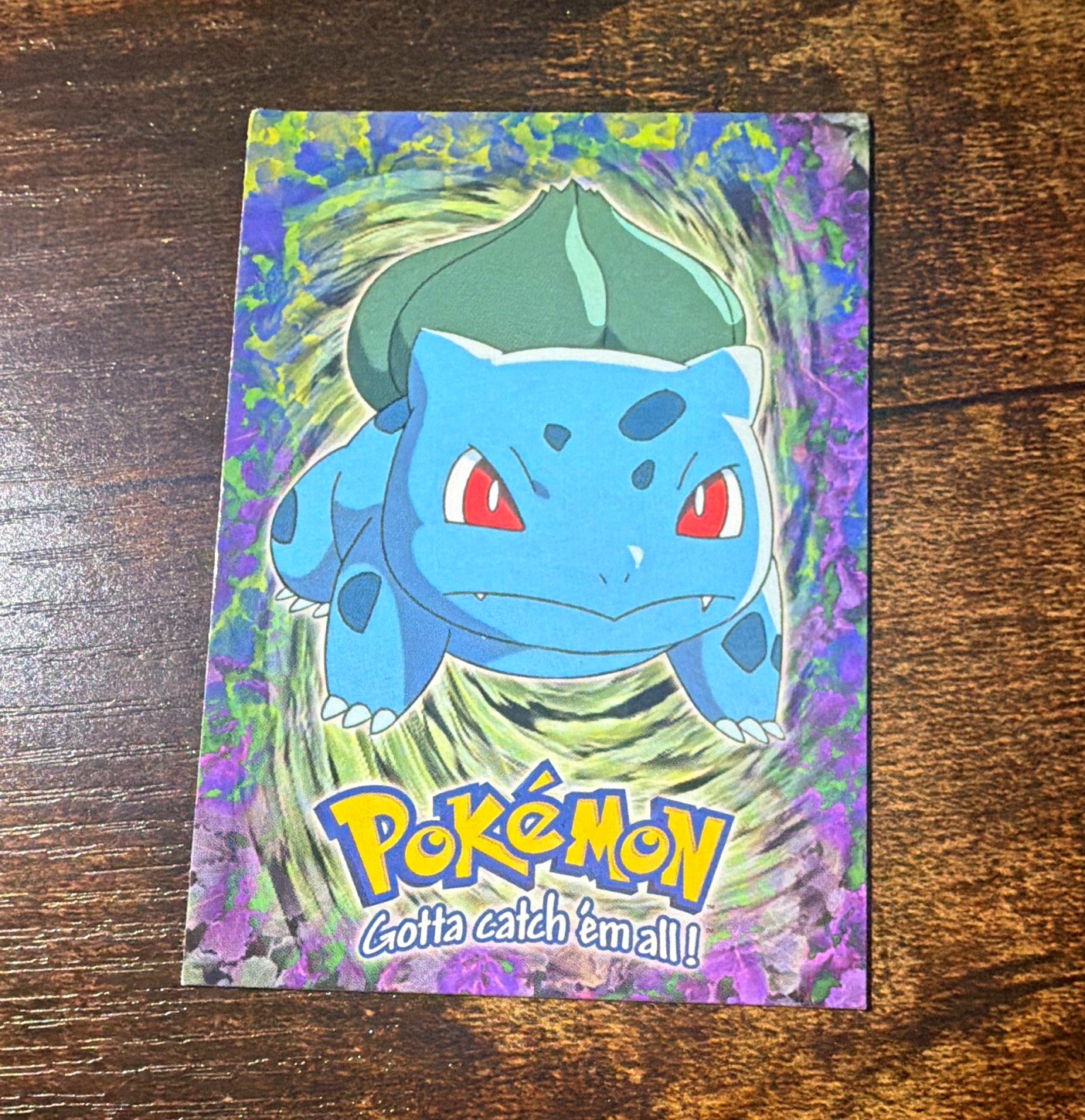 Topps 1999 Pokémon Gotta Catch 'Em All Stage 1 #01 Bulbasaur E1/12 Insert