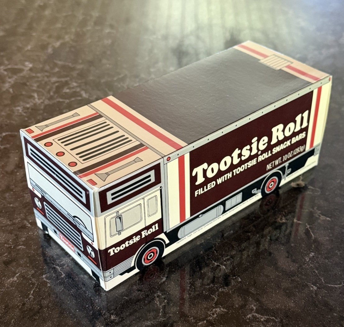 Vintage 1996 Tootsie Roll Snack Bars Delivery Truck Candy Box - RARE FIND Vintage 1996 Tootsie Roll Snack Bars Delivery Truck Candy Box - RARE FIND