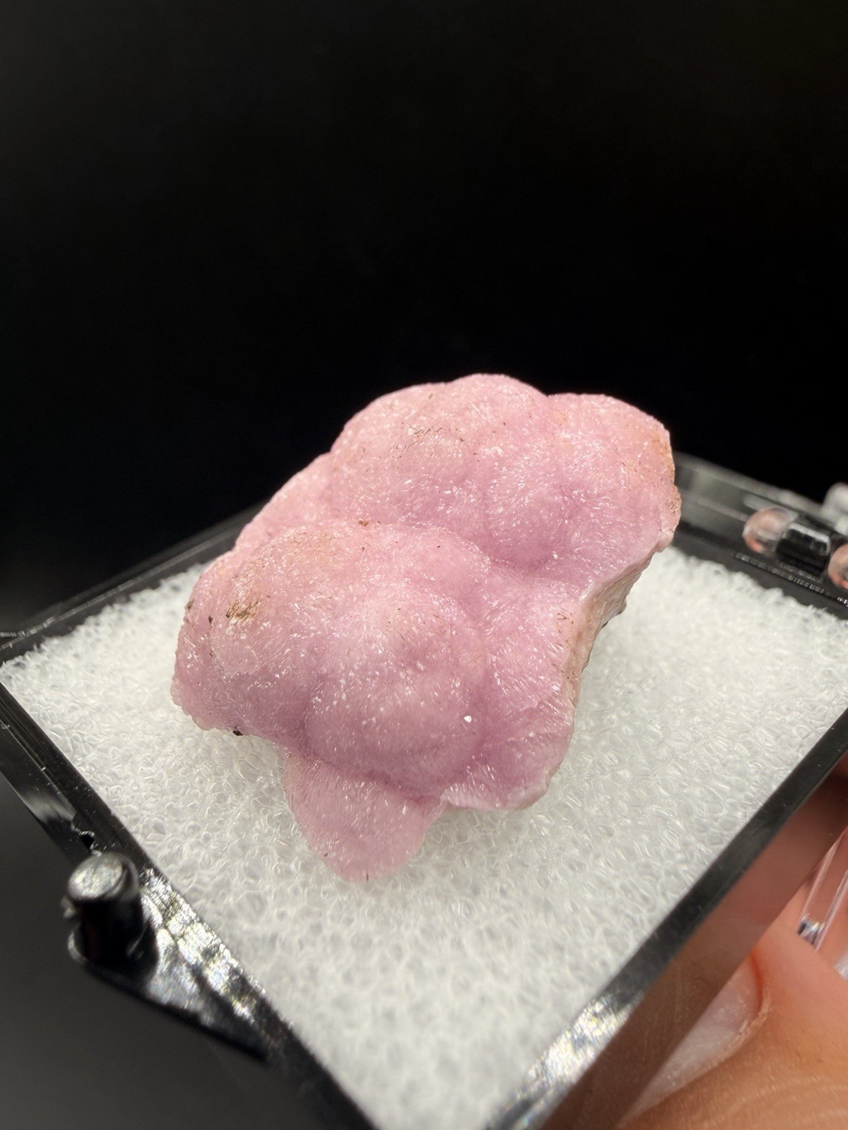 Botryoidal Pink Cobalto Calcite on Matrix (Thumbnail) - Bou Azzer, Morocco Botryoidal Pink Cobalto Calcite on Matrix (Thumbnail) - Bou Azzer, Morocco