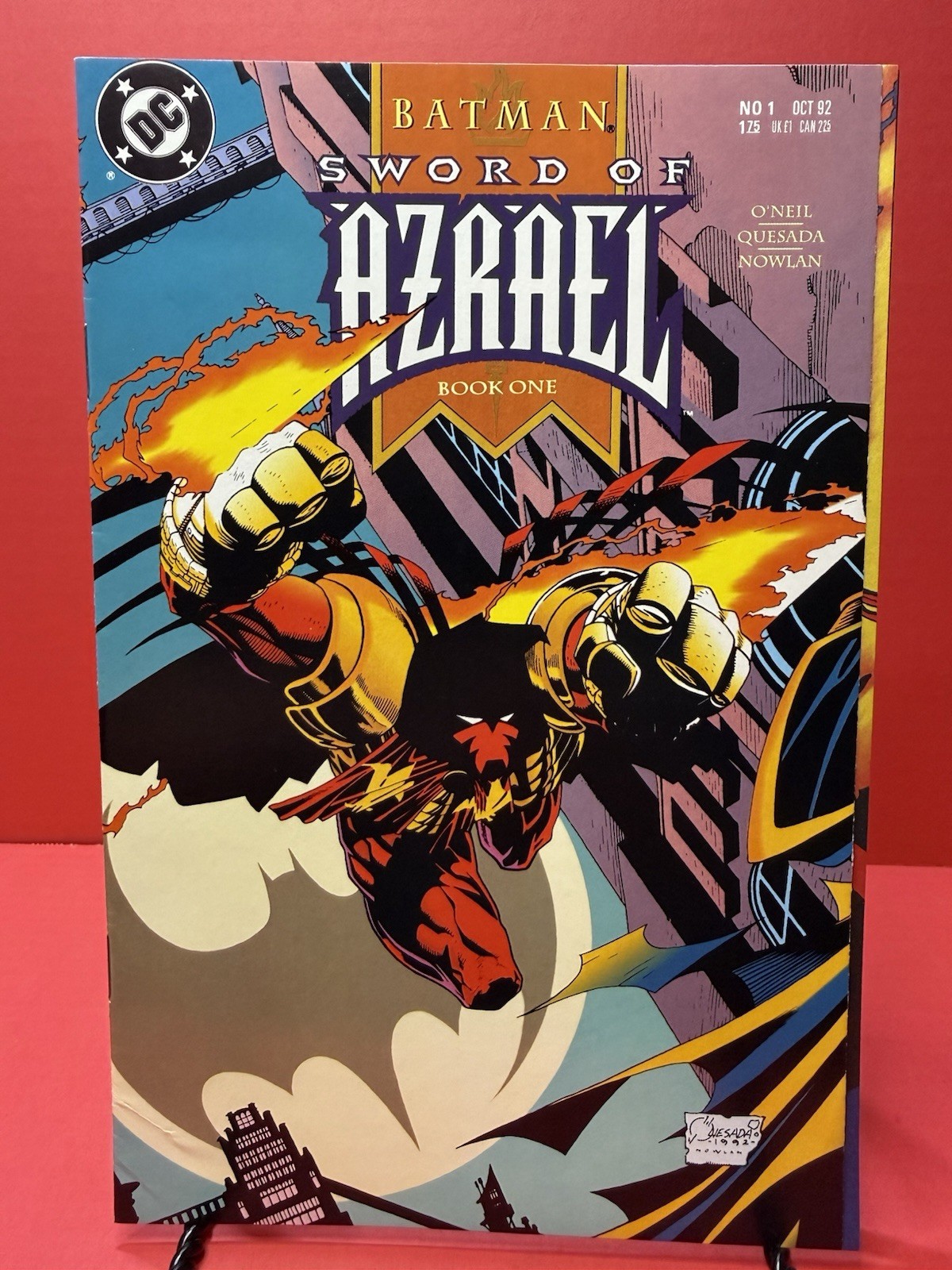 DC Comics Batman: Sword of Azrael #1 Key 1st Jean-Paul Valley Jr 1992 High Grade DC Comics Batman: Sword of Azrael #1 Key 1st Jean-Paul Valley Jr 1992 High Grade
