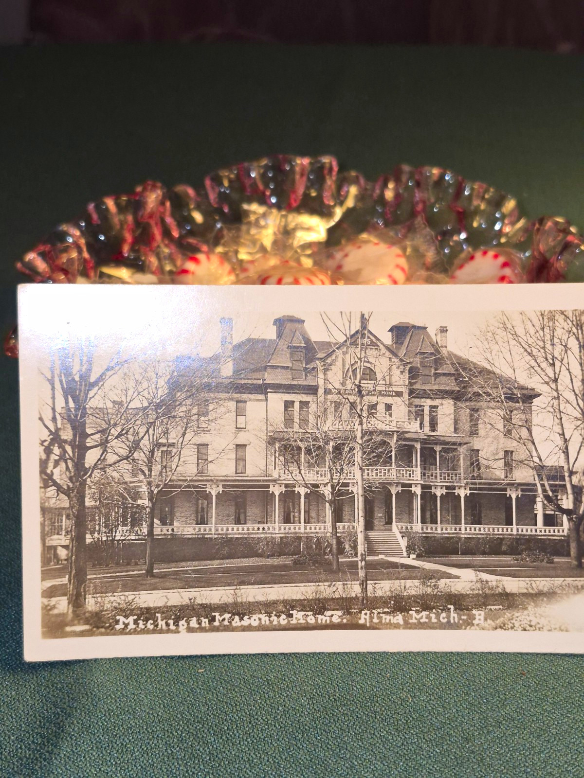 Undivided Back Postcard Masonic Temple Alma MI Printed Lithograph Unposted Undivided Back Postcard Masonic Temple Alma MI Printed Lithograph Unposted
