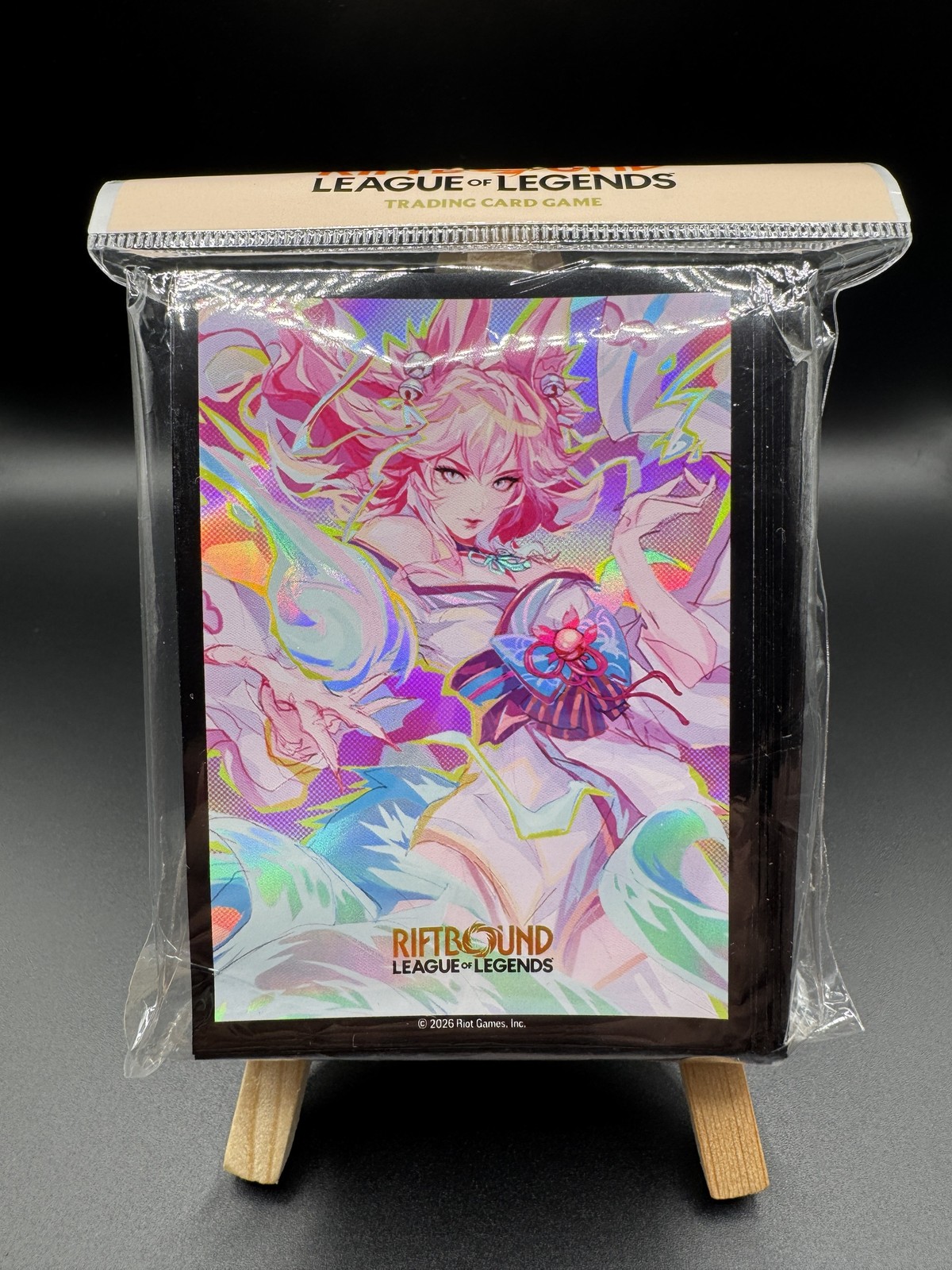 Riftbound Spirit Blossom Ahri Sleeves x100 Sealed League of Legends Official Riftbound Spirit Blossom Ahri Sleeves x100 Sealed League of Legends Official