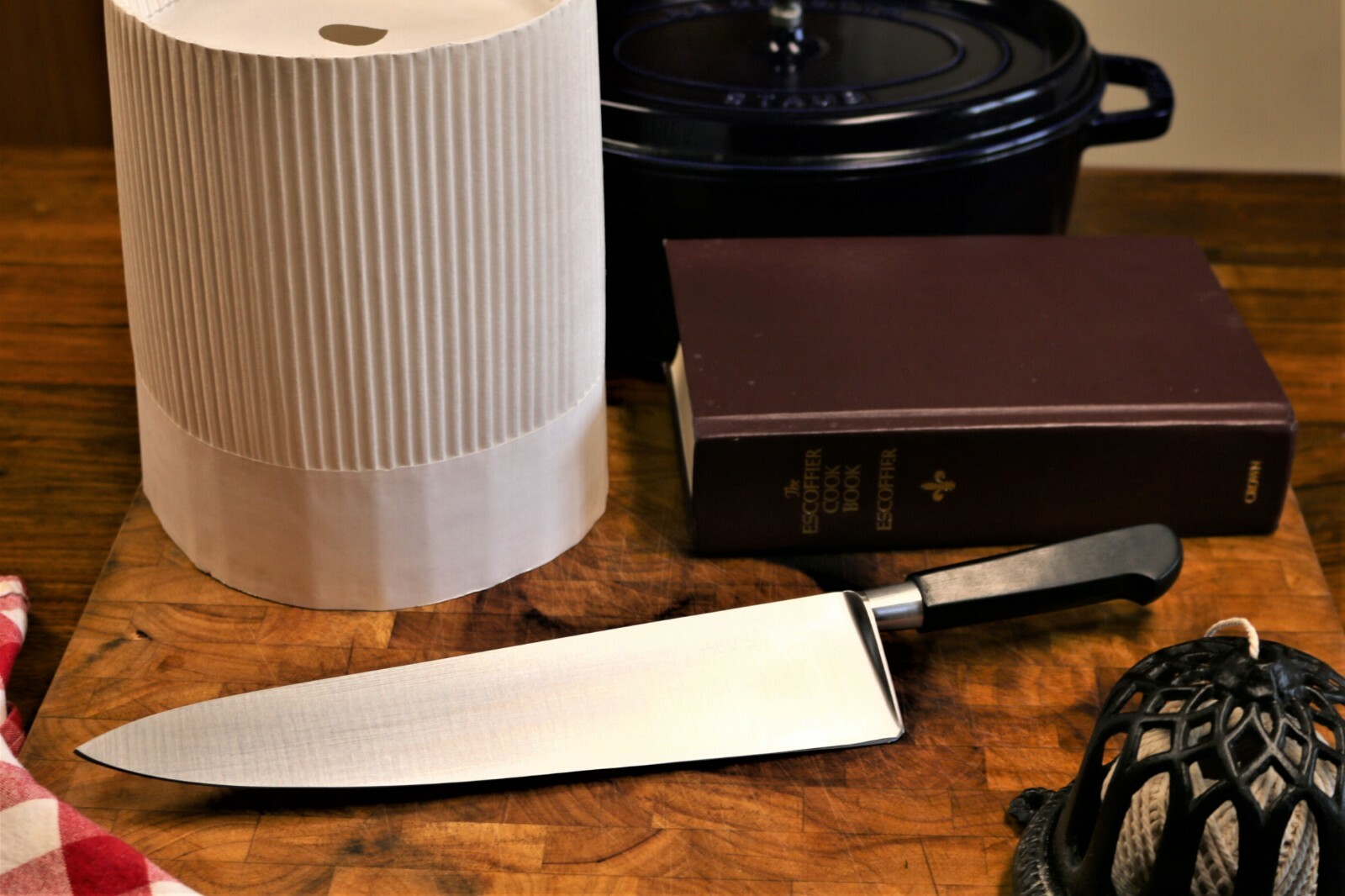 New Old Stock , 11 inch Carbon Steel Nogent Chef Knife , By K Sabatier (RARE) New Old Stock , 11 inch Carbon Steel Nogent Chef Knife , By K Sabatier (RARE)