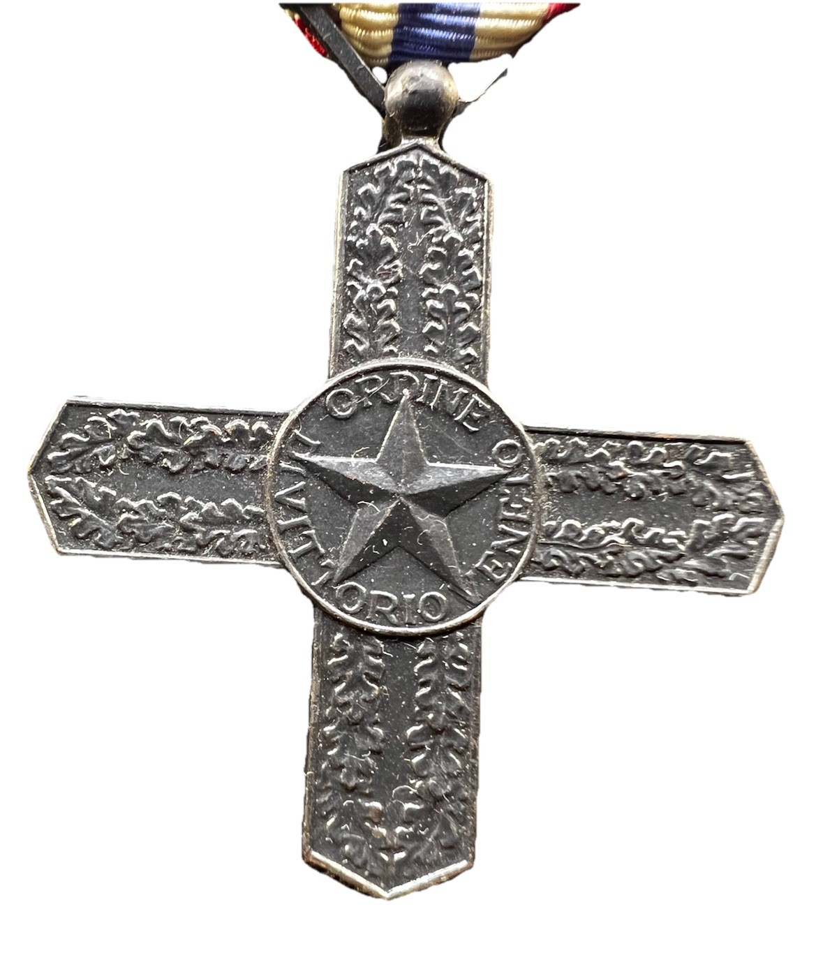 ITALY ITALIAN CROSS 1917 ORDER MEDAL WW1 ORDINE VITTORIO VENETO  15gr