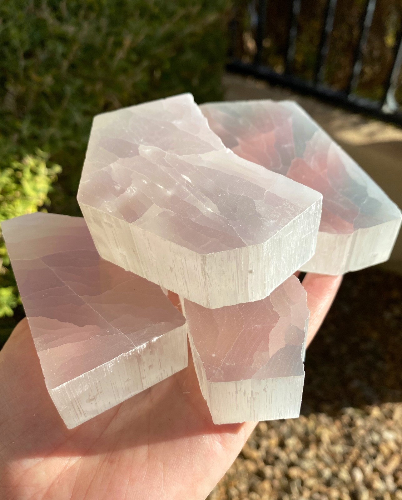 Ulexite TV Rock – Natural Television Stone Optical Crystal 1/2 Lb Lot