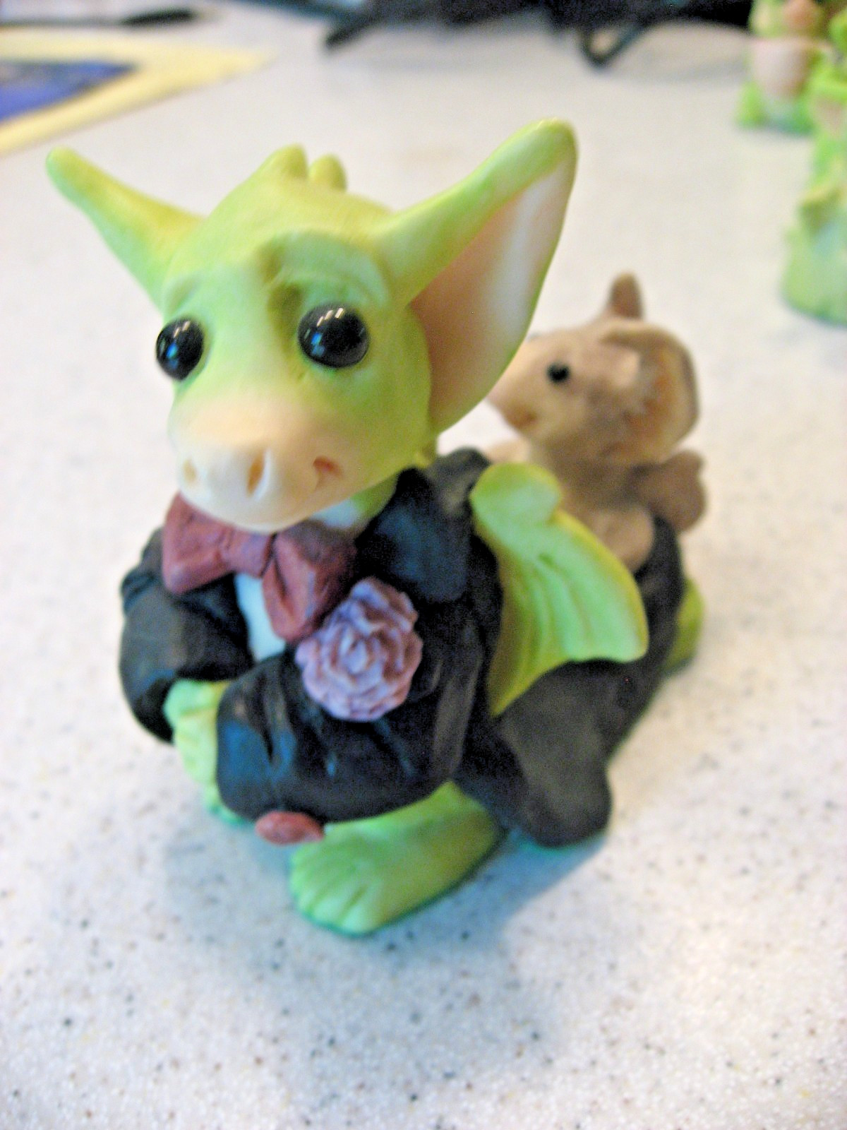 Real Musgrave Whimsical World of Pocket Dragons I'll Be the Groom Figurine 1995