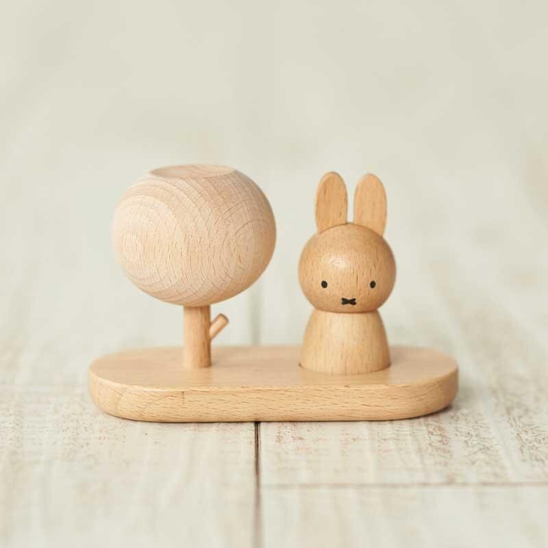 Nichigan Miffy Aroma Wood Base MZ15 Japan Exclusive
