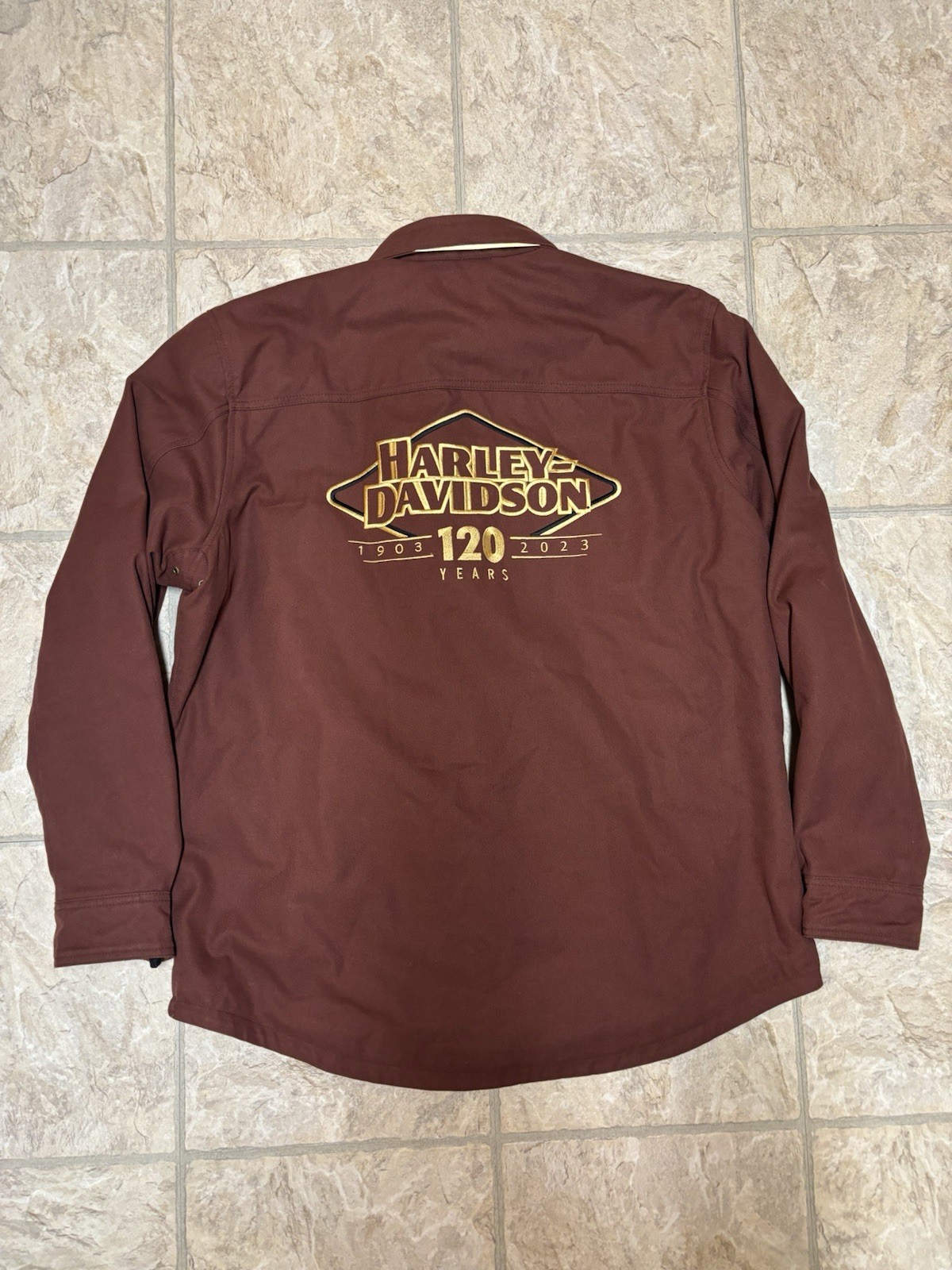 Harley-Davidson 120th Anniversary Operative Riding Shirt Jacket - Men's XL