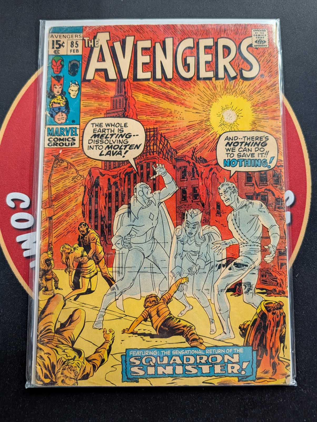 The Avengers 85 Marvel Comics February 1971 Issue Comic Book