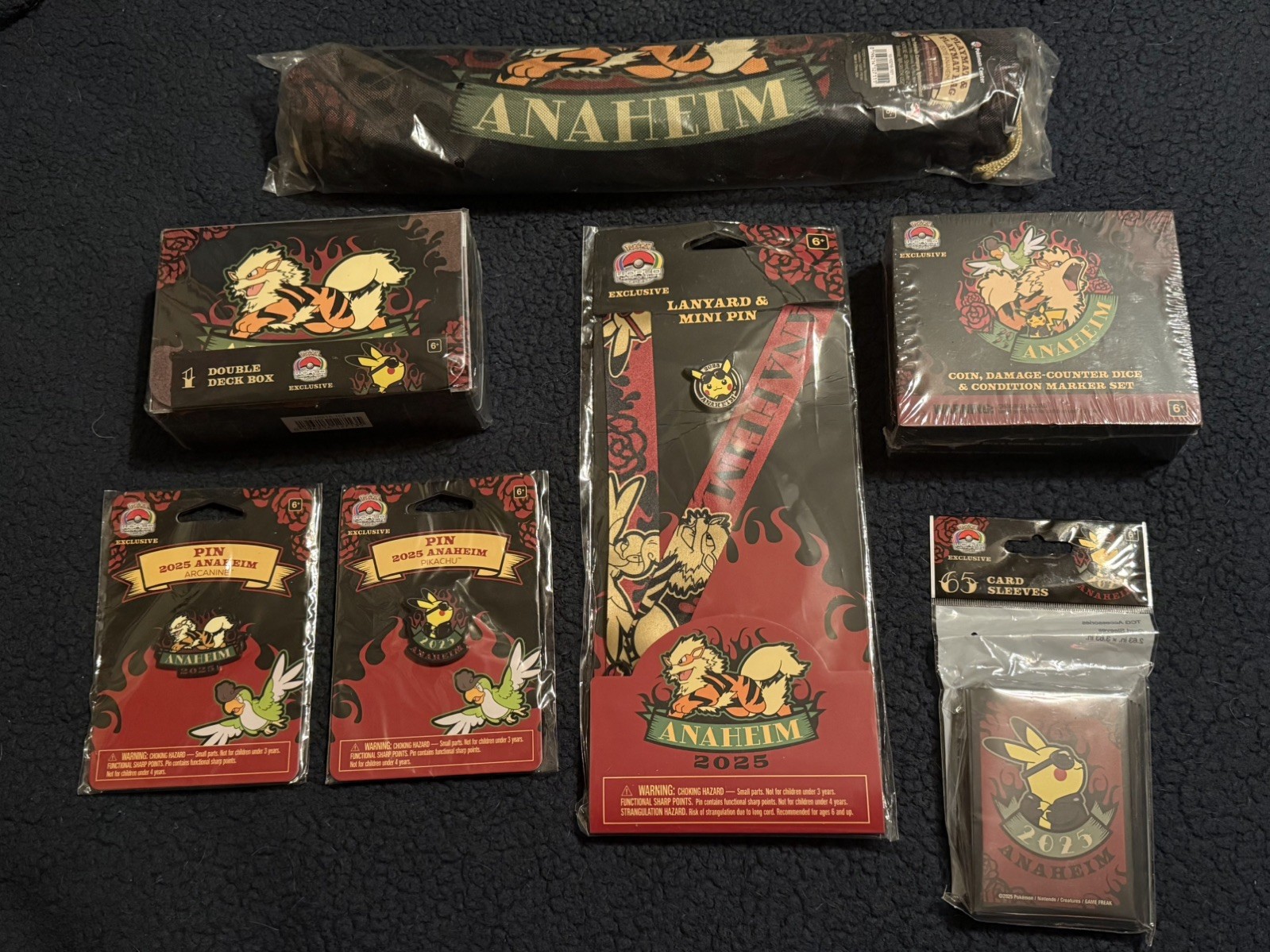 Pokemon Worlds 2025 Anaheim Rockabilly Bundle Pokemon Center Exclusives