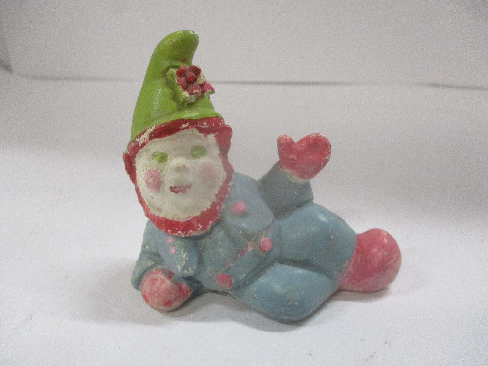 Small Vintage Chalkware Gnome