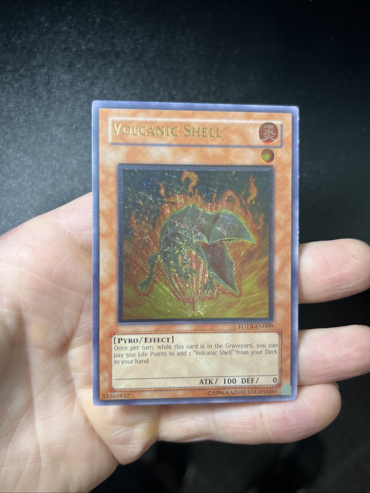 Volcanic Shell - FOTB-EN009 - Ultimate Rare - Unlimited Edition VLP Volcanic Shell - FOTB-EN009 - Ultimate Rare - Unlimited Edition VLP