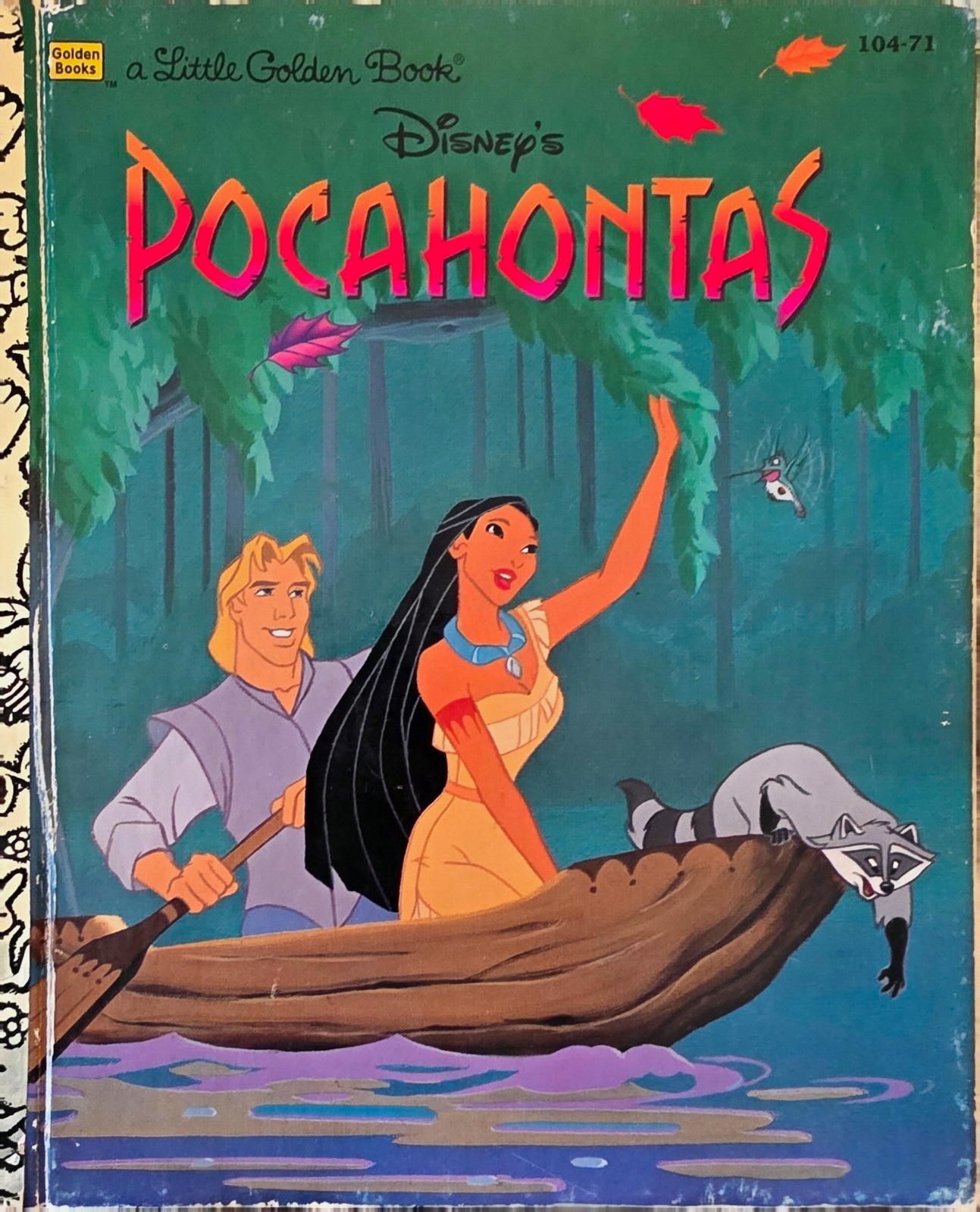 Disney Pocahontas Little Golden Book 1995 - Disney Franchise