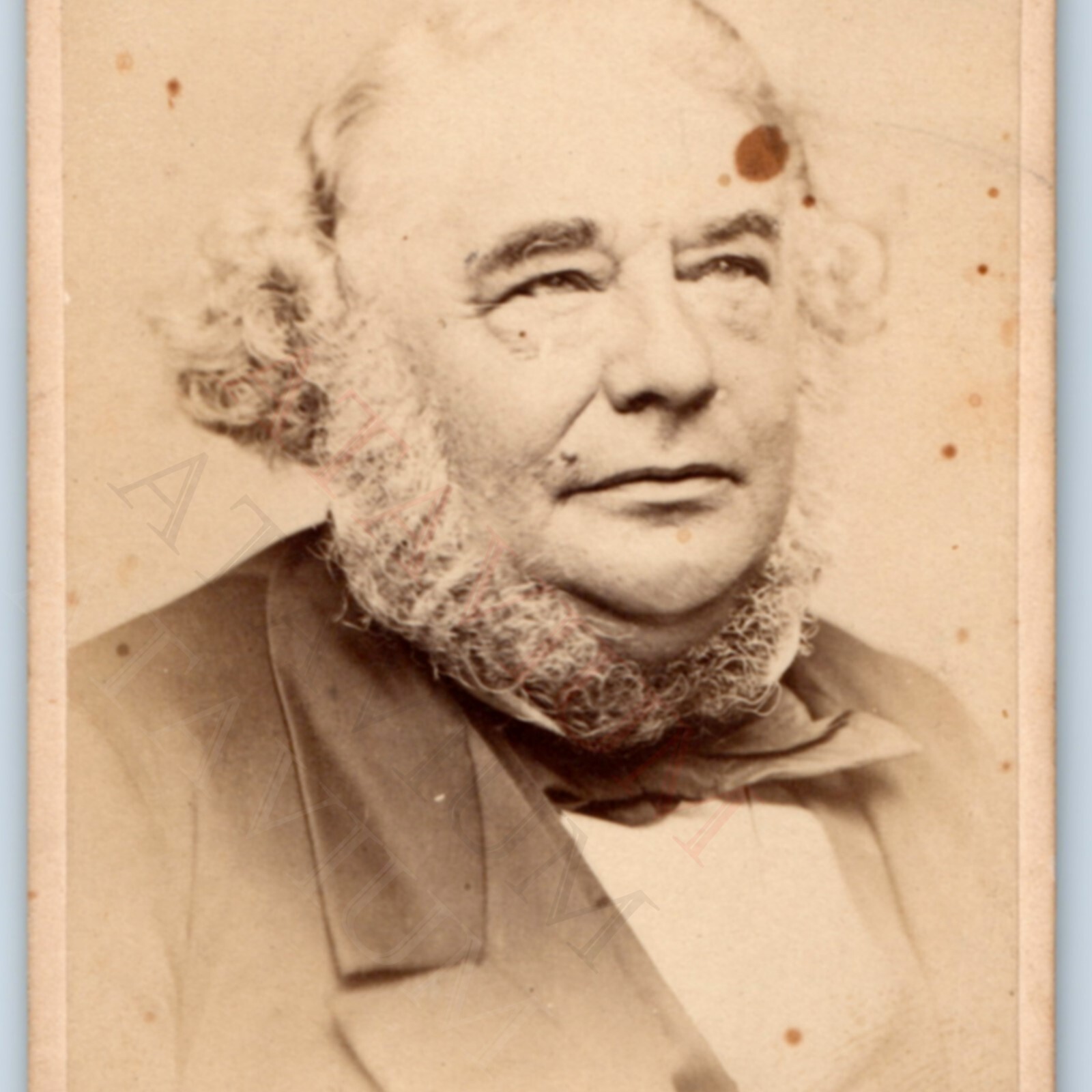 ID'd c1860s Mark Lemon Punch Magazine Editor London Elliott Fry CDV Photo 4 ID'd c1860s Mark Lemon Punch Magazine Editor London Elliott Fry CDV Photo 4