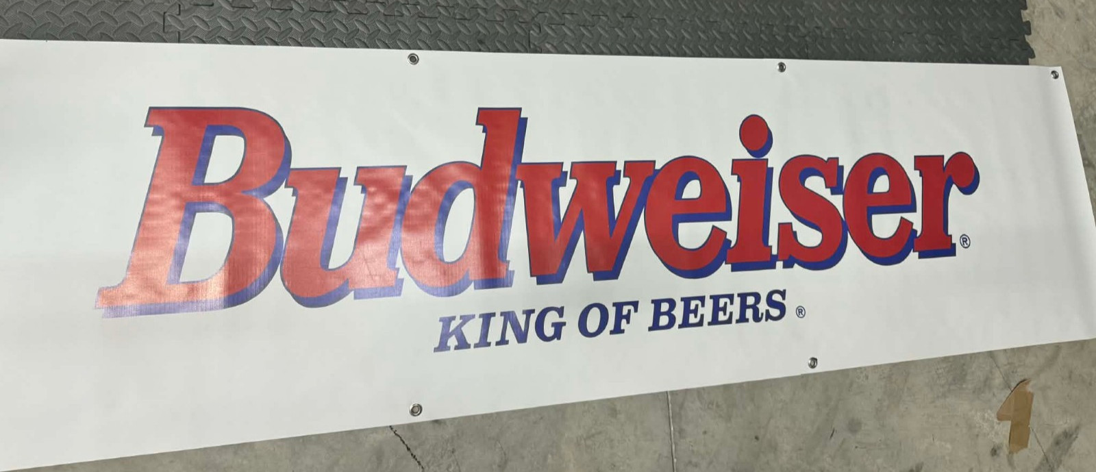 Budweiser King of Beers Banner – Huge 90\ Budweiser King of Beers Banner – Huge 90\