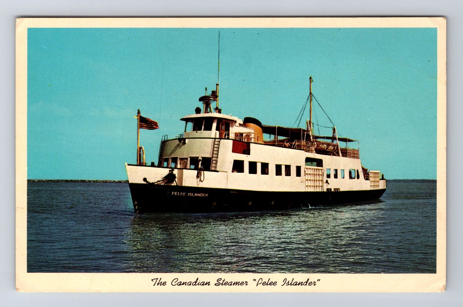 Sandusky OH-Ohio, The Canadian MV Pelee Islander, Antique, Vintage Postcard