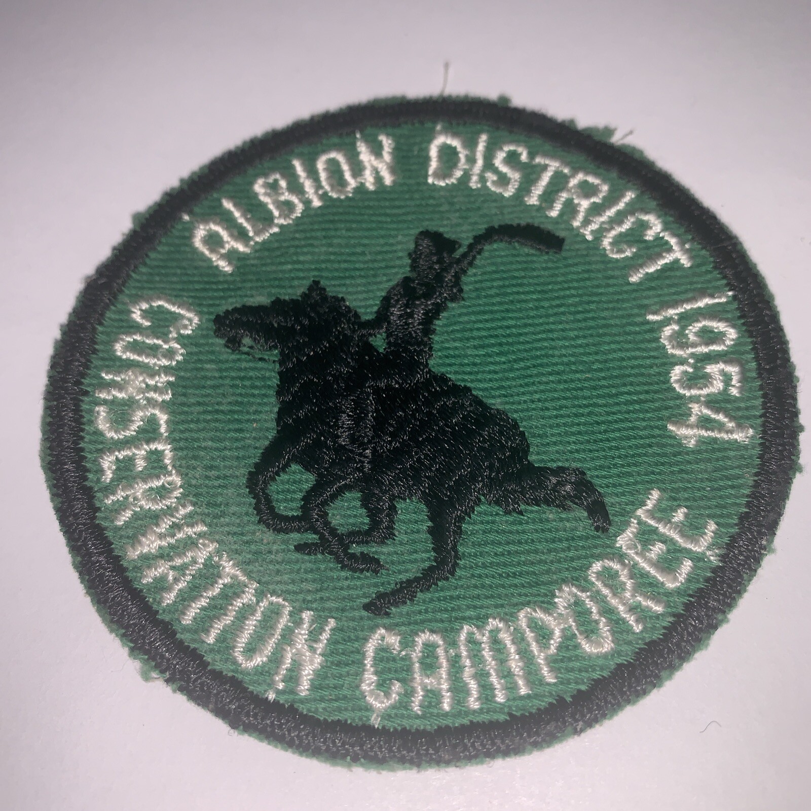 VINTAGE BSA Patch 1954 Albion District Conservation Camporee. S/260 VINTAGE BSA Patch 1954 Albion District Conservation Camporee. S/260