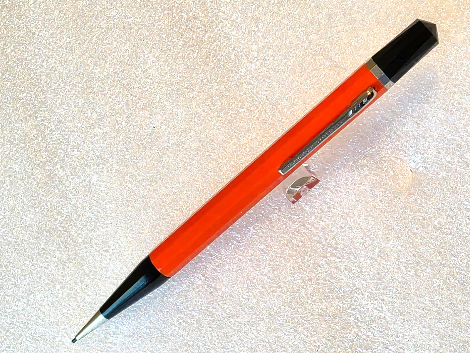 VTG /Large Autopoint GENUINE PARTS Advertising Mechanical Pencil ORANGE Rare 50s VTG /Large Autopoint GENUINE PARTS Advertising Mechanical Pencil ORANGE Rare 50s