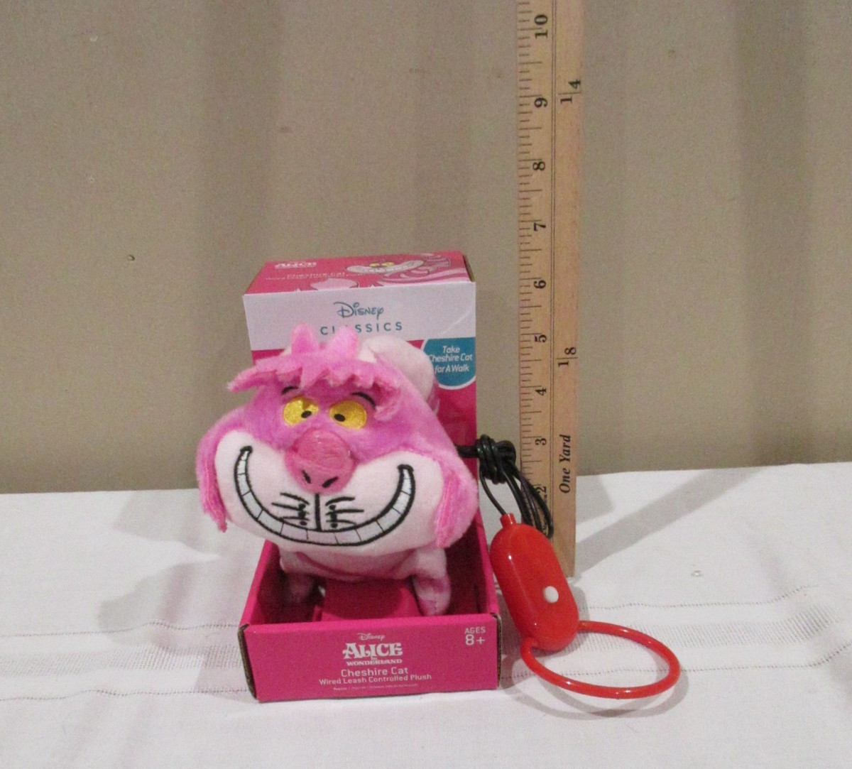 Walking Plush Cheshire Cat Alice in Wonderland Disney Classics NEW 
