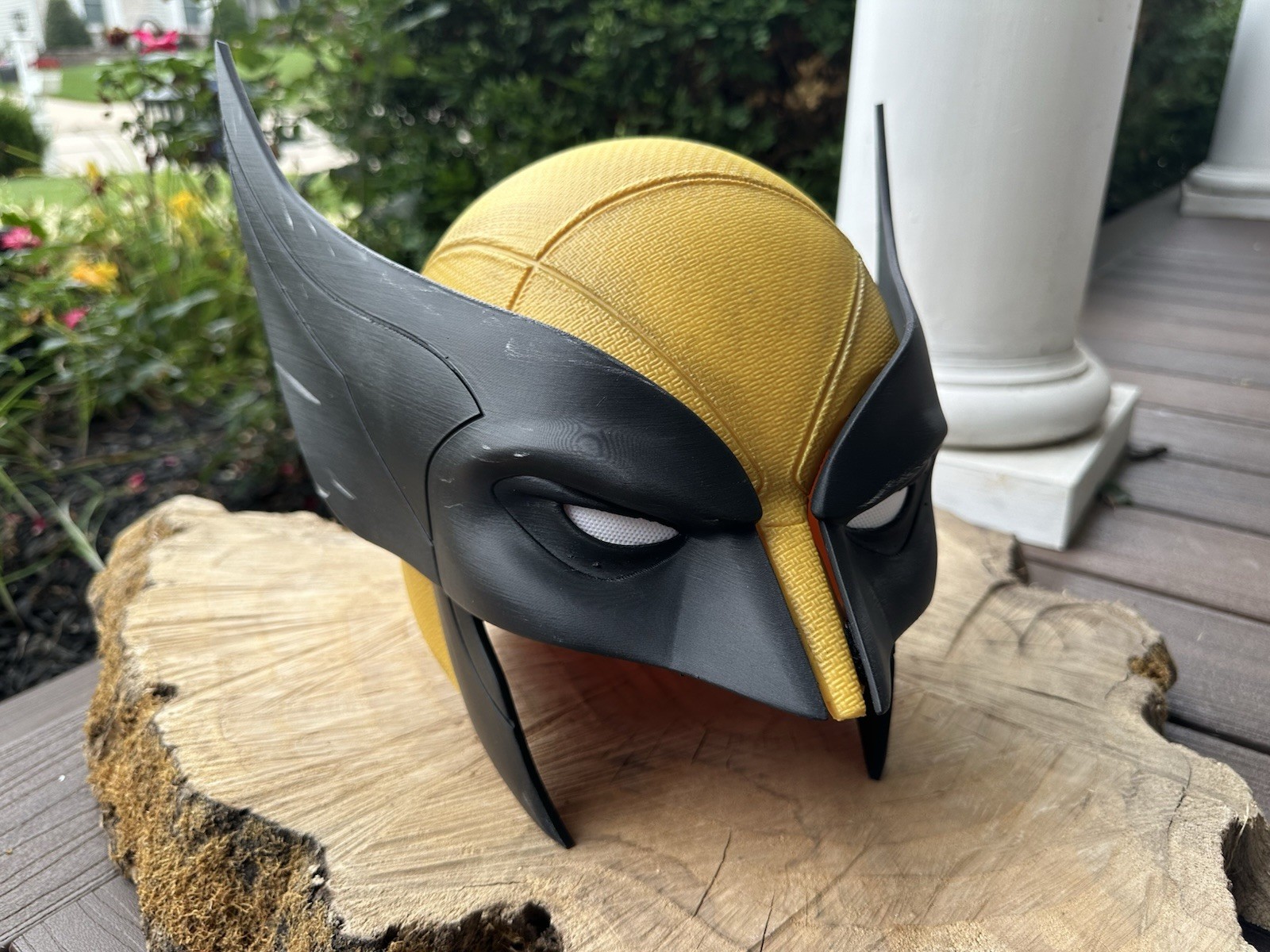 MOVIE ACCURATE Weathered Wolverine Mask Helmet Cowl Wearable Cosplay