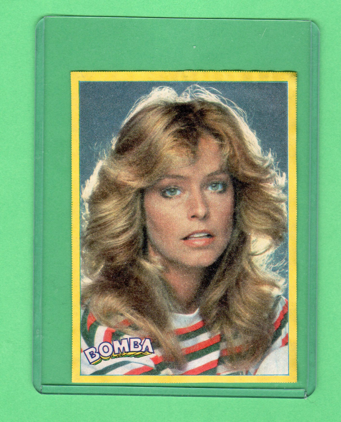 Farrah Fawcett  Famosos De Bomba Large Card  READ  1978/79