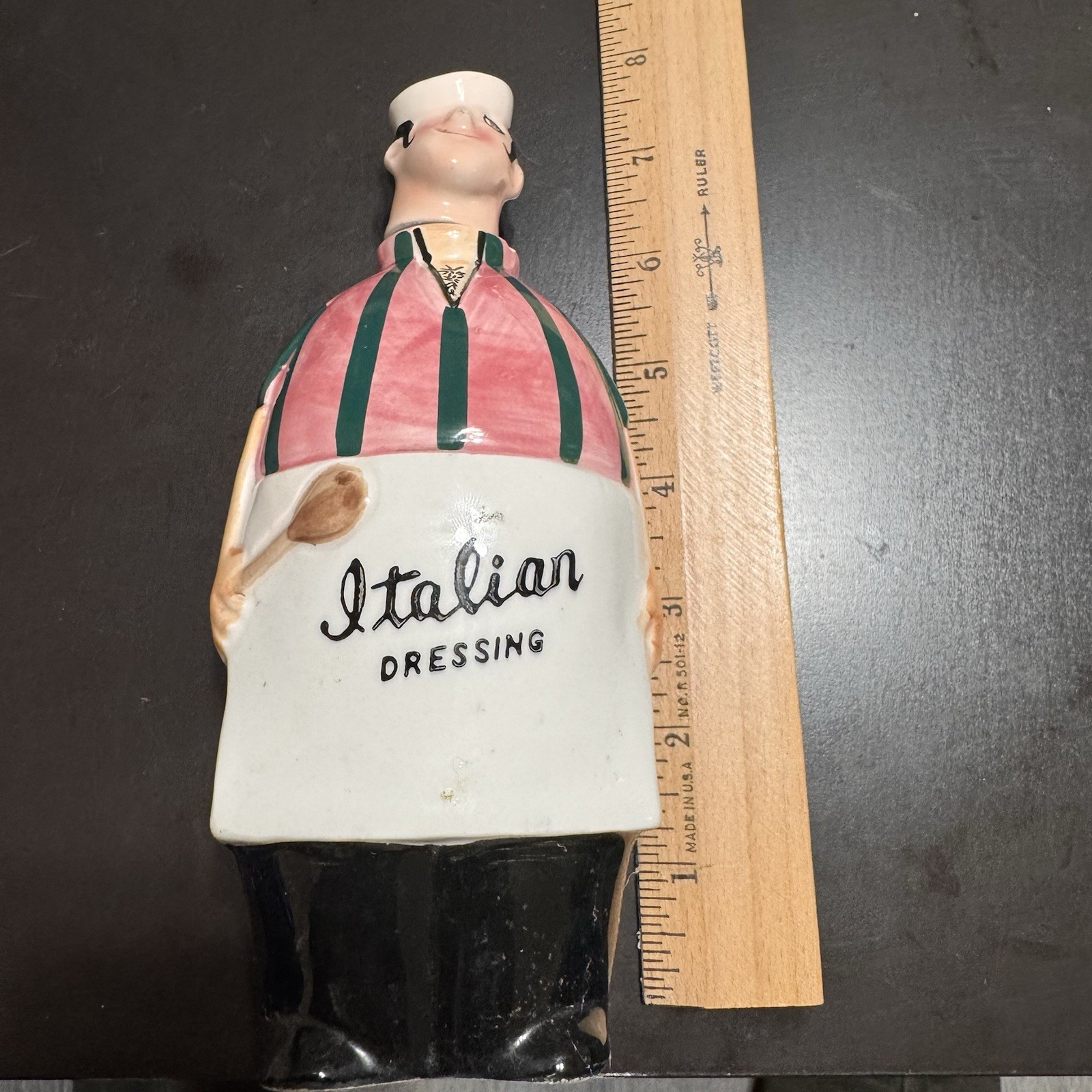 Vintage Holt Howard Style Pixieware Italian Dressing Bottle Sailor