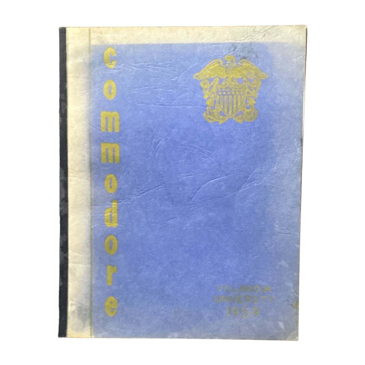 Vintage Villanova University 1959 NROTC Naval ROTC Marines Yearbook Commodore