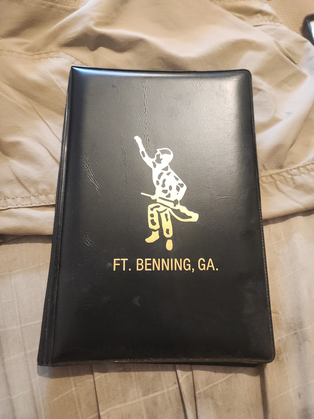 Vintage 1950s Ft. Benning GA Infantry Folder Binder Follow Me Logo 1953-1955 Vintage 1950s Ft. Benning GA Infantry Folder Binder Follow Me Logo 1953-1955