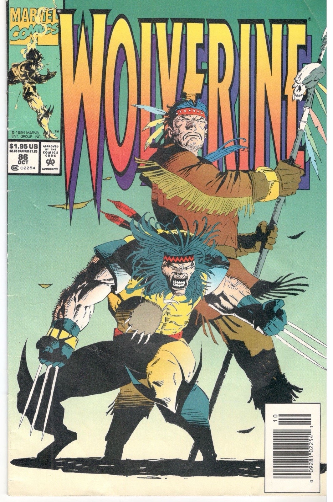 WOLVERINE #86 - Series 2 - October 1994 Vintage Comic Book by Marvel Comics