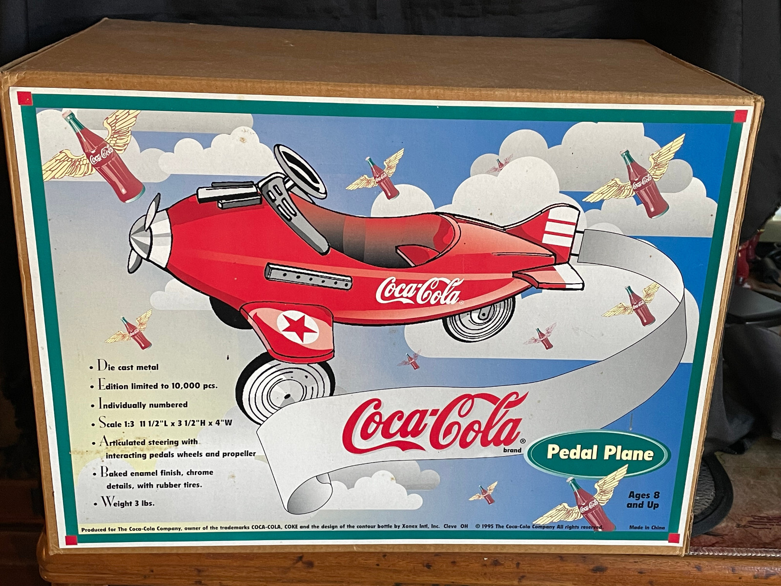 Coca-Cola collectibles with box new vintage, 1994 xonex Limited Edition signed Coca-Cola collectibles with box new vintage, 1994 xonex Limited Edition signed