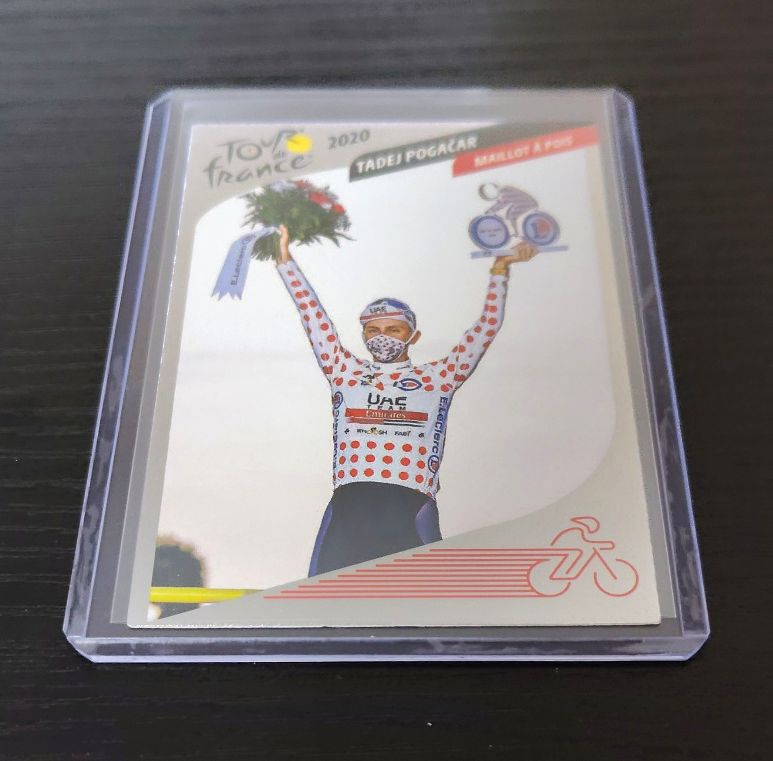 Panini 2020 Tour de France Tadej Pogacar Maillot a Pois Card #M4