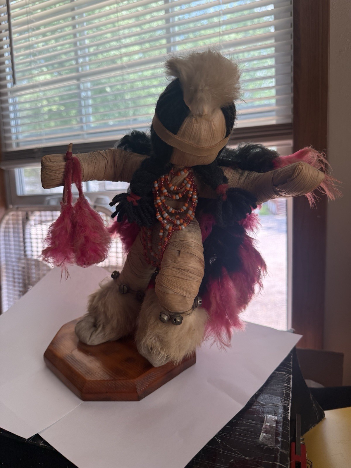 Ken Sky 6 Nations handmade Native American Figurine Rare ￼