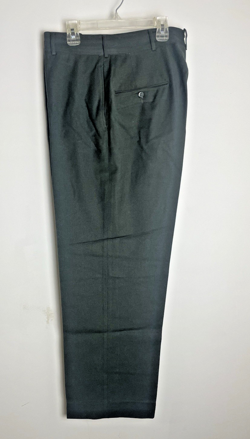 Vtg 1959 US Military Wool Serge Trousers Man\'s  Regular Army Green 44 READ Sz