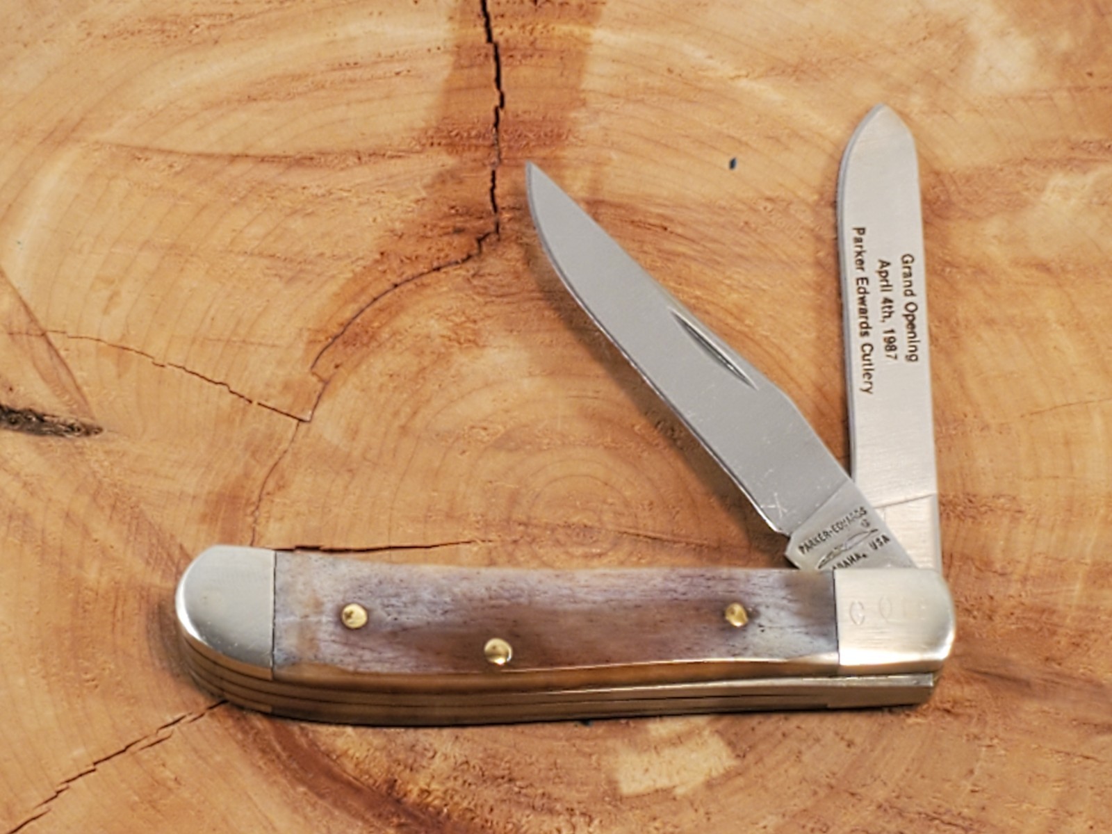 Vtg1987 PARKER EDWARD USA, A95155S GRAND OPENING BONE, MINI TRAPPER MINT NO BOX Vtg1987 PARKER EDWARD USA, A95155S GRAND OPENING BONE, MINI TRAPPER MINT NO BOX