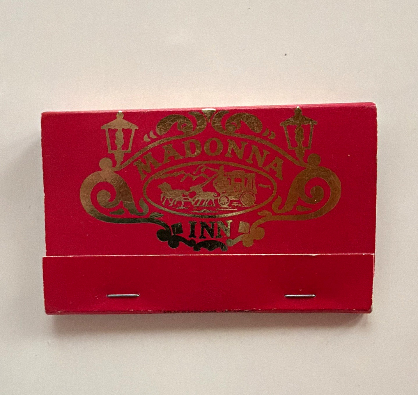 Madonna Inn Vintage Red Matchbook Cover - Dining Cocktails