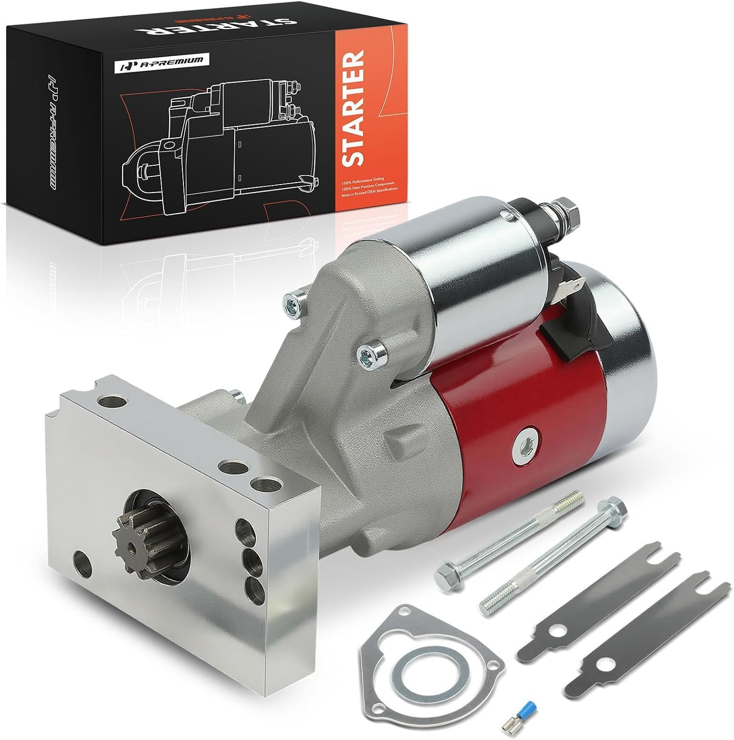 High Torque 3HP Starter Motor, 12V 2.5KW 9 Teeth Clockwise High Torque 3HP Starter Motor, 12V 2.5KW 9 Teeth Clockwise