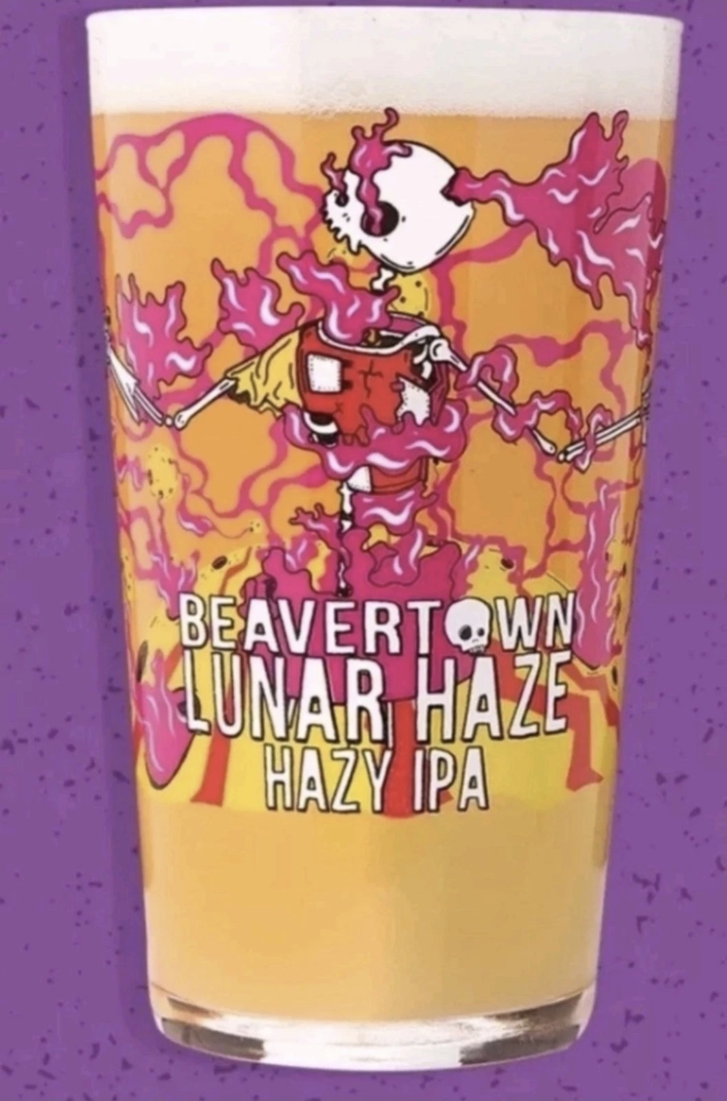 2 x Rare Beavertown Lunar Haze Pint Glasses Brand New Craft Beer Pub Man Cave 2 x Rare Beavertown Lunar Haze Pint Glasses Brand New Craft Beer Pub Man Cave