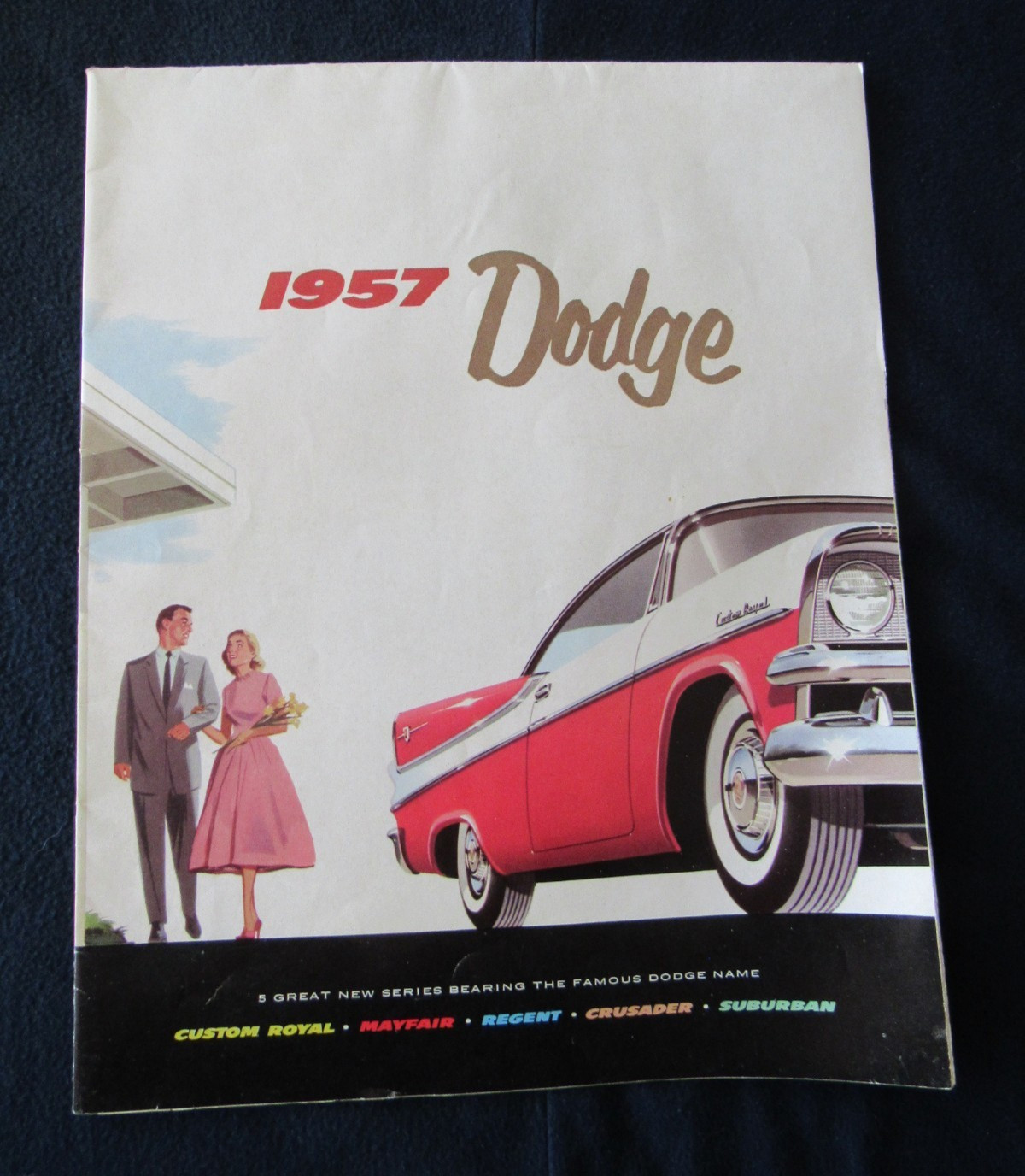 Original 1957 Dodge Full Line Sales Brochure Canada Mayfair Regent Royal Original 1957 Dodge Full Line Sales Brochure Canada Mayfair Regent Royal