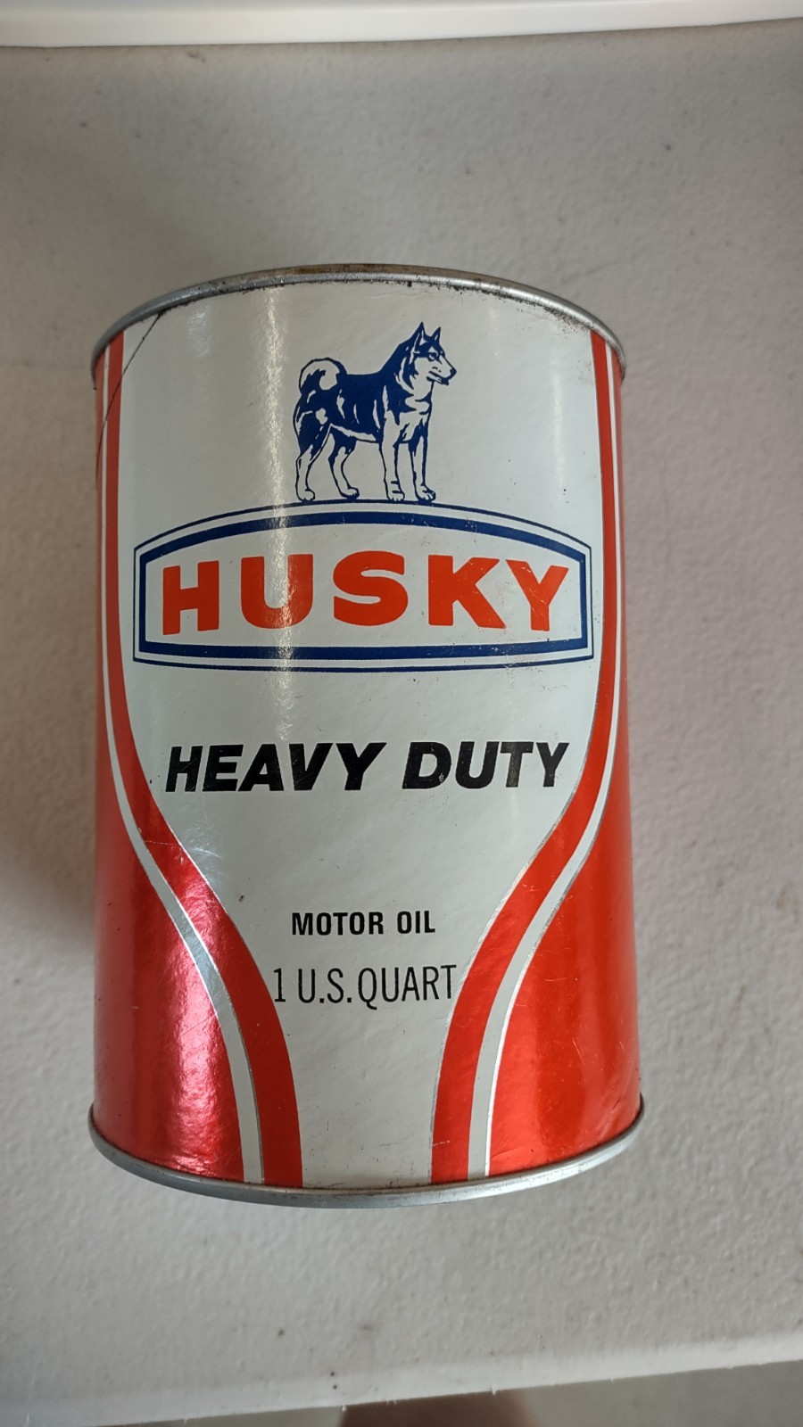 Vintage Husky Motor Oil Imperial Quart Heavy Duty Advertising Display Lot
