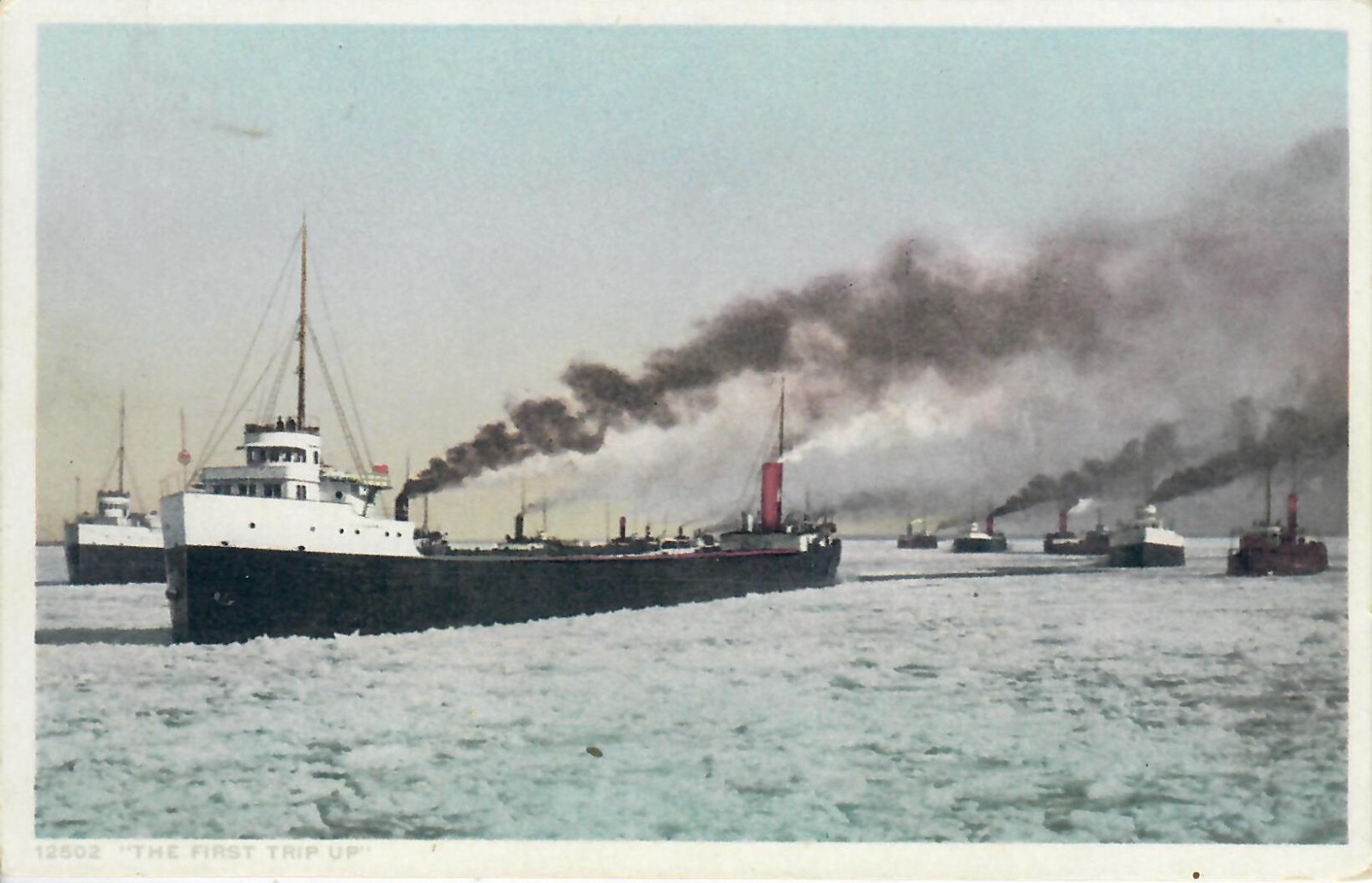 Great Lakes Bulk Carriers First Trip Up Ice Navigation