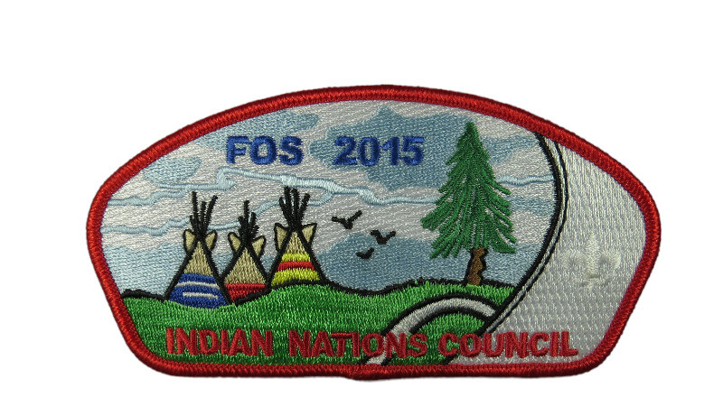 Indian Nations Council Tulsa, OK 1957-present 2015 FOS CSP Red Bdr (LA681)