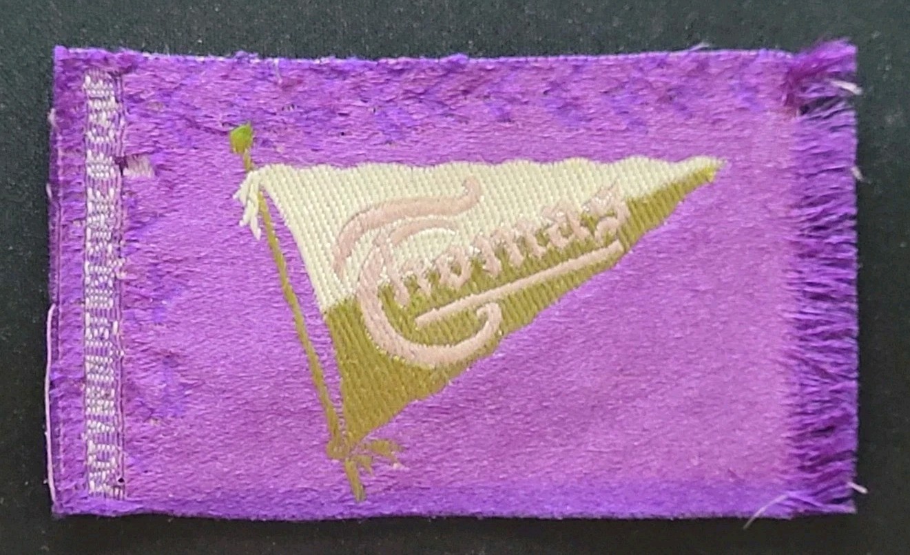 1910s S100 Tobacco Silk - Automobile Pennants Series, Thomas