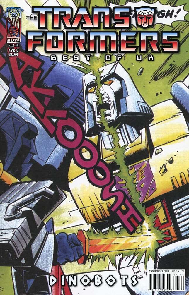 Transformers, The: Best of UK: Dinobots #4B VF/NM; IDW | w/Bag+Board Transformers, The: Best of UK: Dinobots #4B VF/NM; IDW | w/Bag+Board