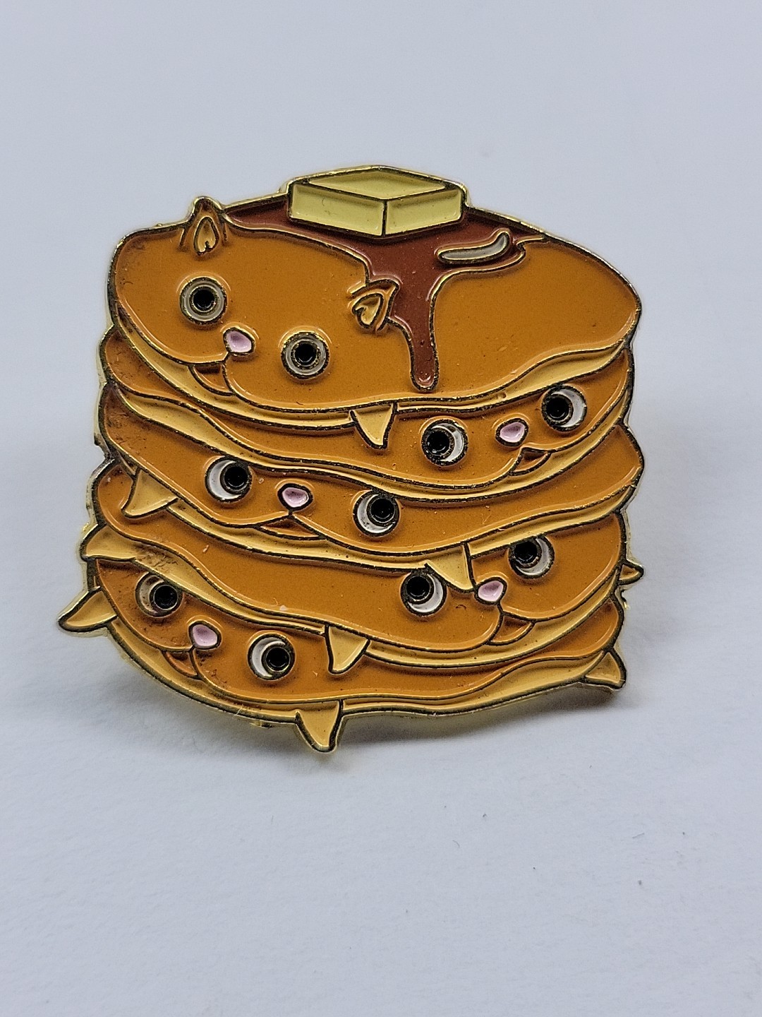 Cat Pancake Stack Trading Pin Novelty Pin