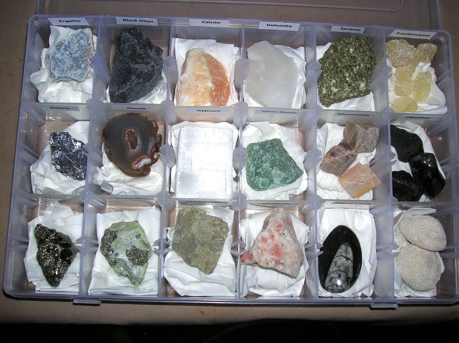 18pcs Large Mineral Collection  + Bonus M0155