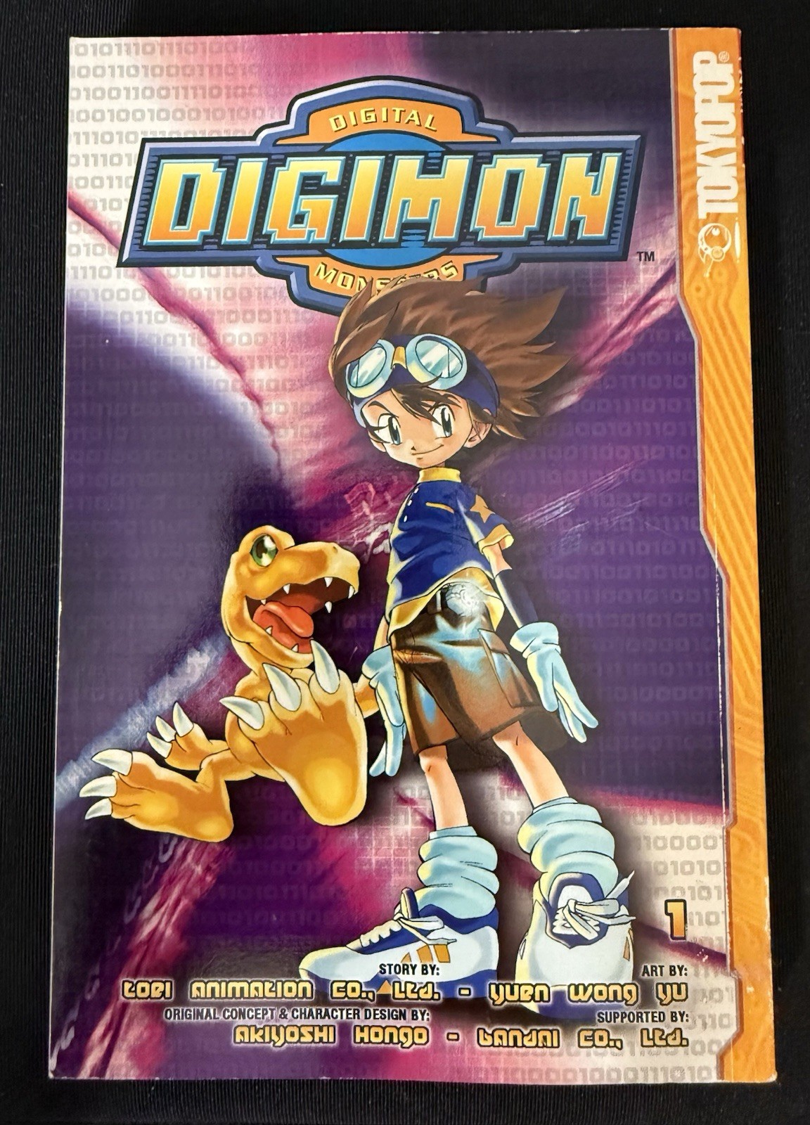 Digimon Volume 1 English Tokyopop Manga 2002 OOP Digital Monsters